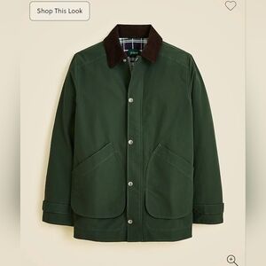 J. Crew Dark Green 60/40 Barn Jacket Size XXL Nwt